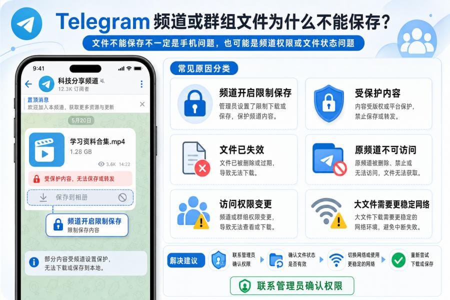 纸飞机下载不了怎么办？Telegram 安装失败、文件下载慢解决方法 配图 3
