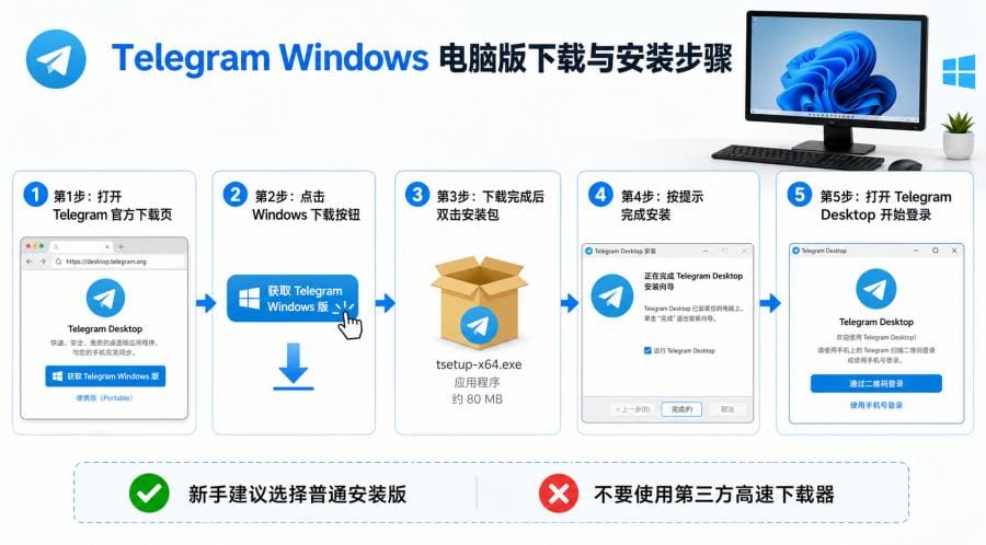 电脑怎么下载纸飞机？Windows 和 Mac 安装教程 配图 3