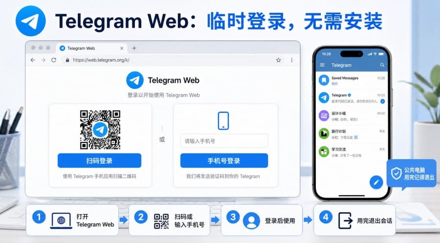 纸飞机官网、网页版和电脑版有什么区别?新手怎么选 配图 3