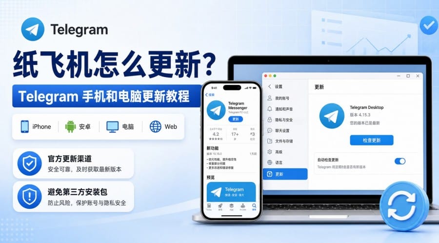 纸飞机怎么更新.