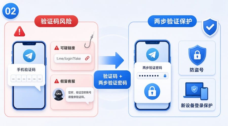 纸飞机怎么开启两步验证 body image 1