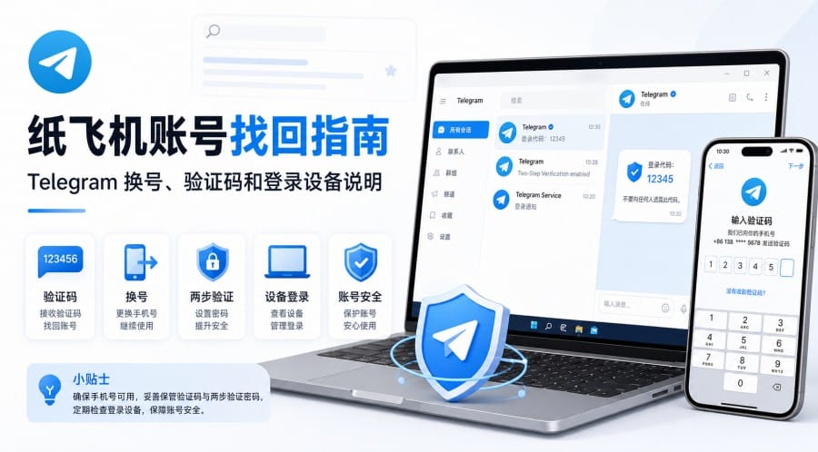 纸飞机账号找回不了怎么办?