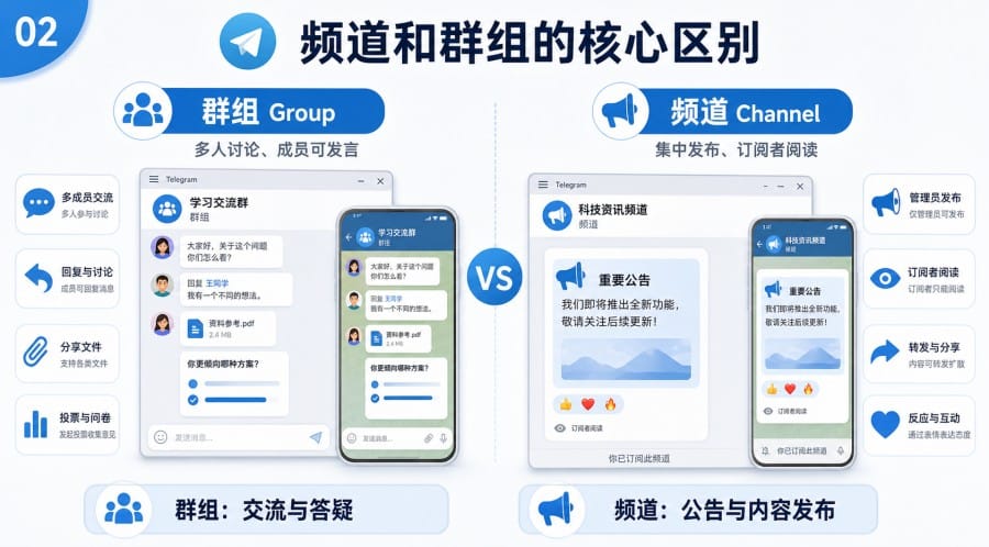 纸飞机频道和群组怎么选 - 配图 1